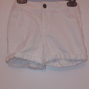 White jeans shorts